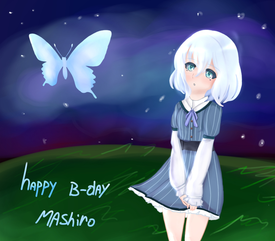 Happy birthday mashirooo 🦋🦋