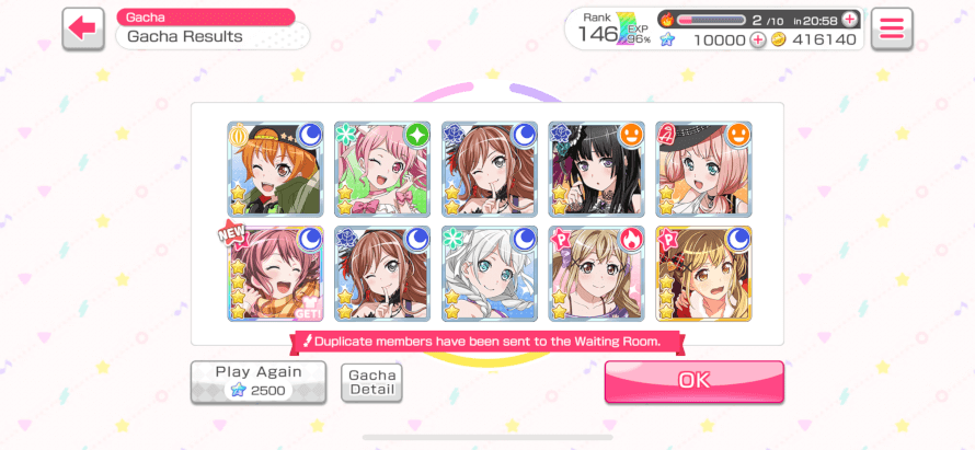 I just spent about 60,000 stars trying to get Lim Saaya, and I didn’t get her. I did get 3 copies of...