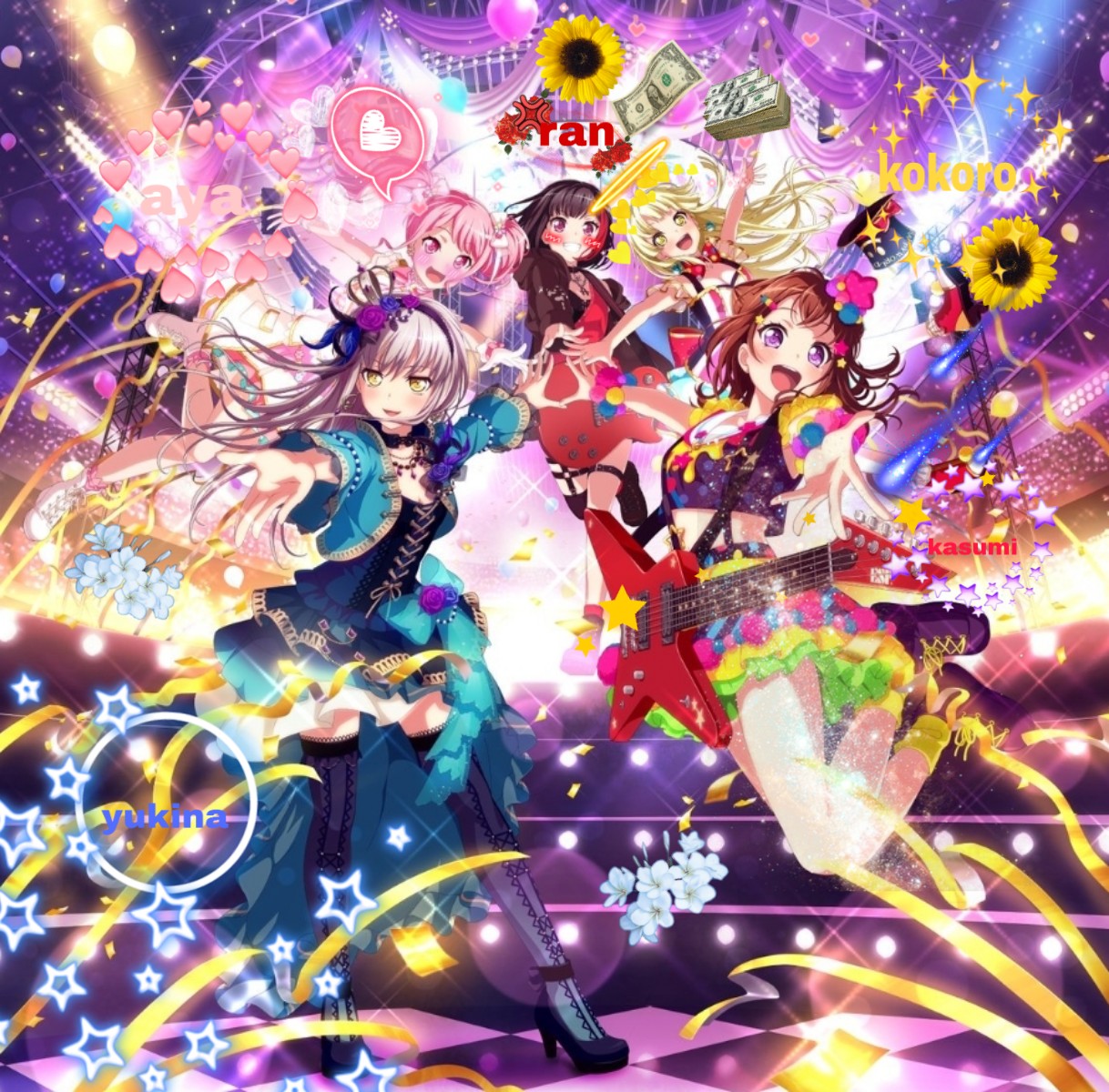 I did a edit of kasumi ran aya yukina and kokoro | Feed | Community ...