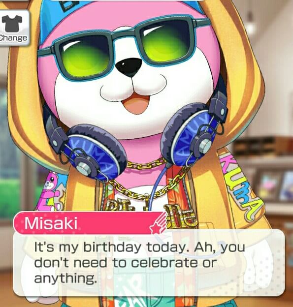 Happy birthday Misaki 