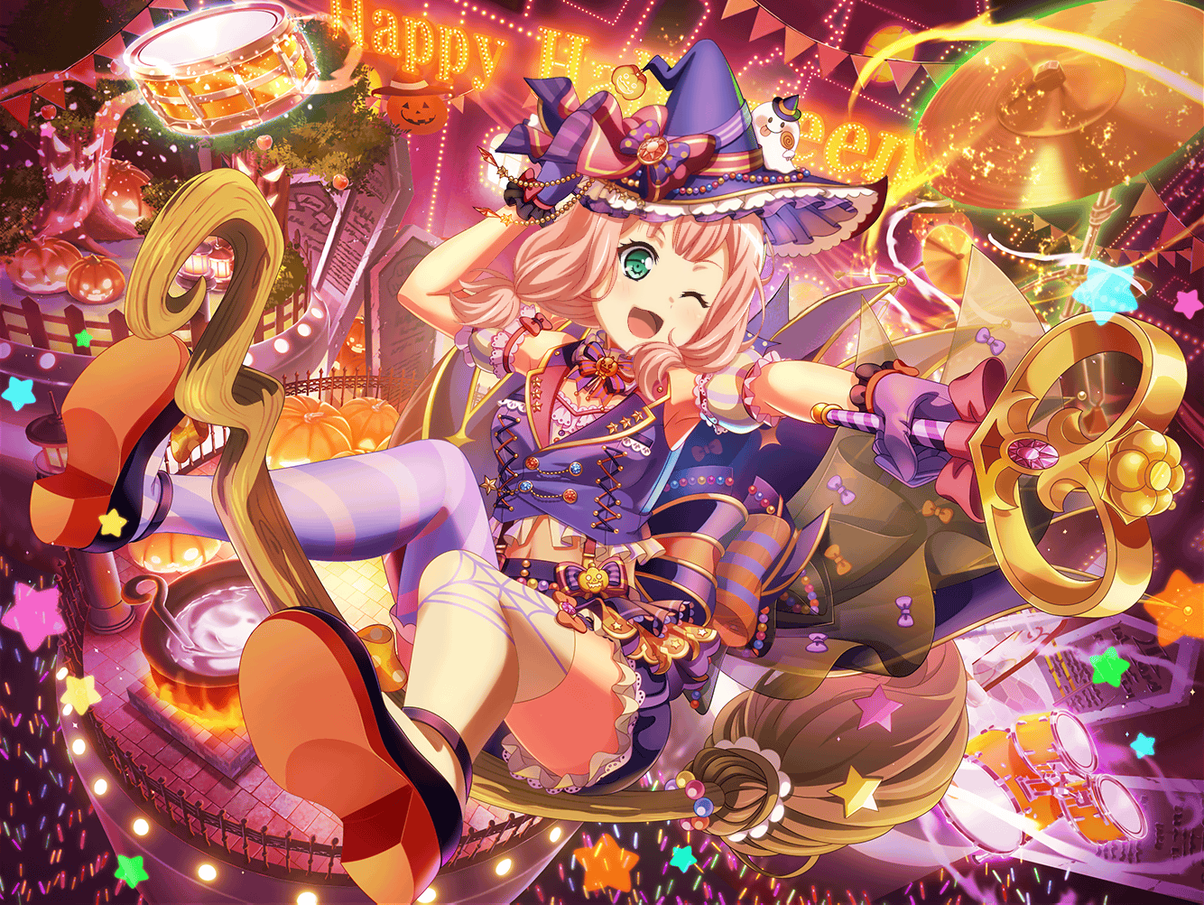 Happy Halloween!!! Heres a Himari edit to celebrate! I wish you a ton of  candies on this... | Feed | Community | Bandori Party - BanG Dream! Girls  Band Party