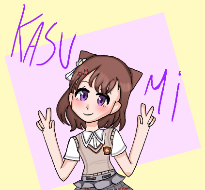 A draw of kasumi because she is so cute🌟🌟