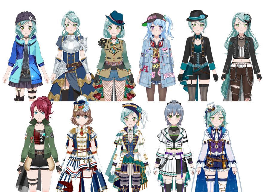 dug up an  older post about casual bandori outfits i'd like to...