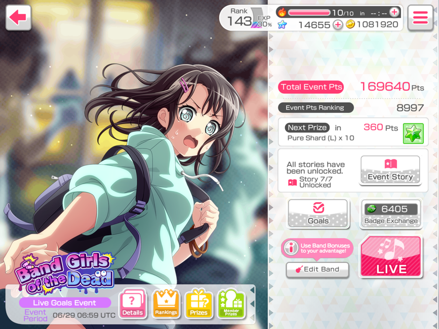   oof.

This is what my Sunday break has done to be hhhhhhhh I could’ve even t2.5k’ed