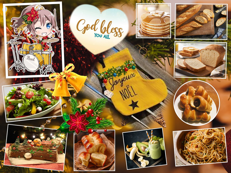   Merry Christmas Everyone
  God Bless You All
    This is Saya collage that can eliminate hunger....