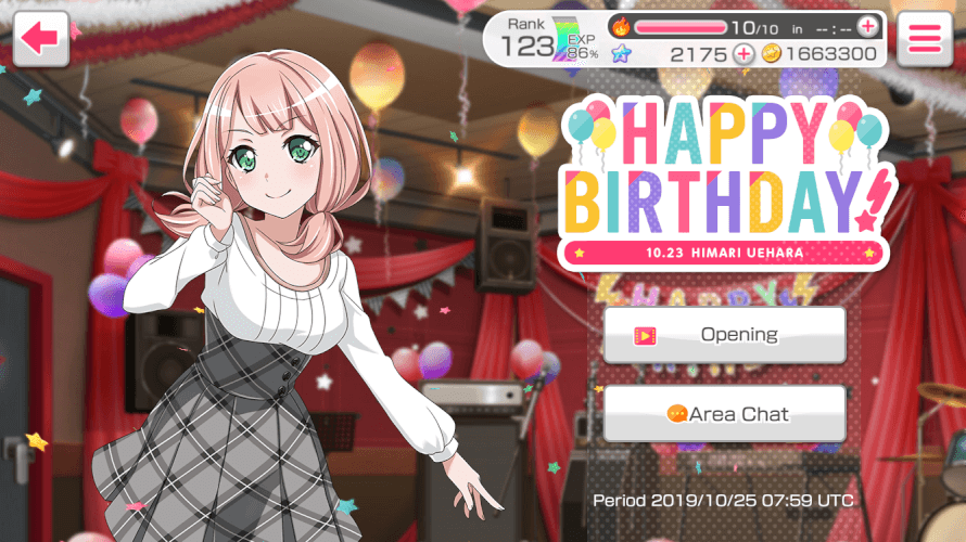 Well, what do you know? Happy Birthday, Himari chan.