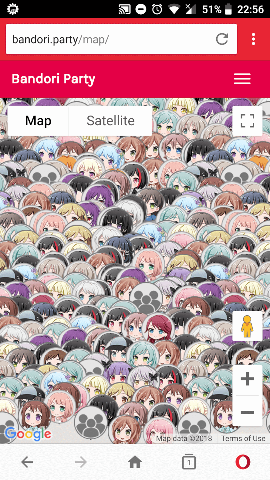 I though my phone will explode just looking at the map. 