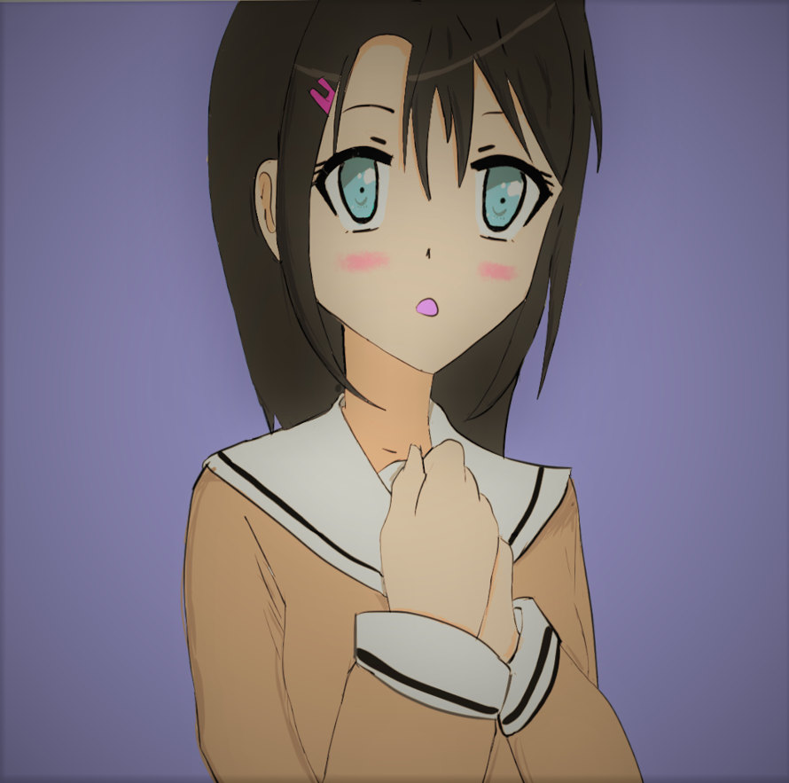     So I decided to start drawing
    For my first drawing I tried to make a fanart of Misaki, this...