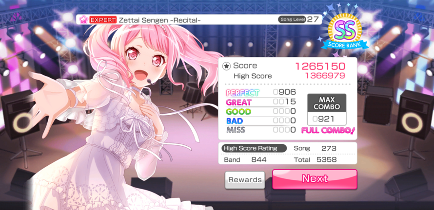 YESSS FC ON ZETTAI SENGEN

now i only need to fc hey day capriccio and six trillion years. Oof