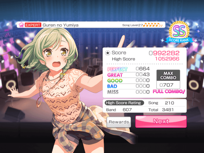 OML I cant believe I full combo this song!!^^ 
 umm now my fingers is sore  