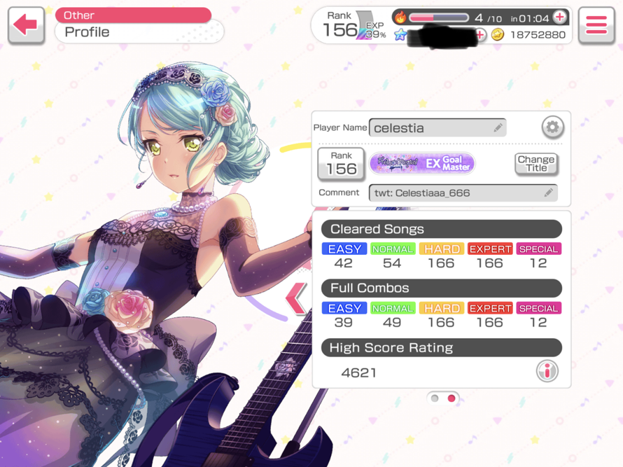 after almost 2 years of playing i did a fc on every expert and special songs!!
