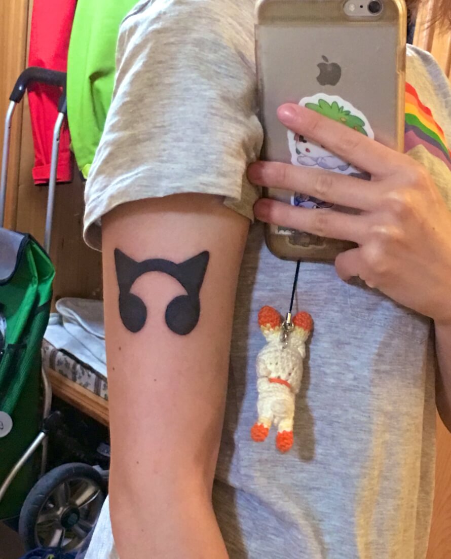 i got my RAS tattoo yesterday on the 17th, the 1st anniversary of RAS  the date was a coincidence...