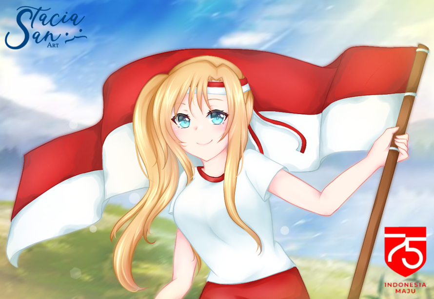 Happy late indonesia independence day :' 
And you can check i'm post it on insta too...