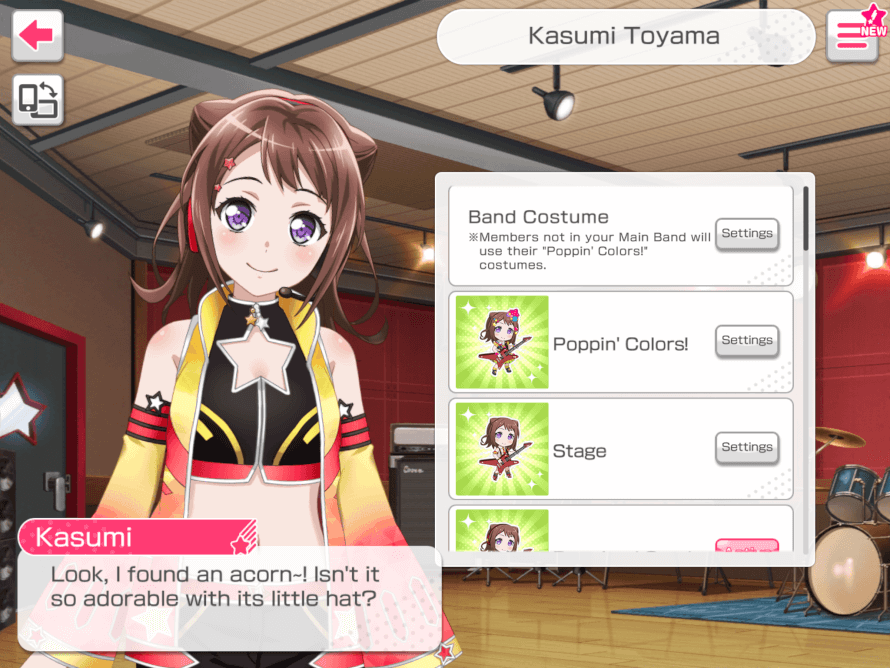   How did you find an acorn in the studio...?