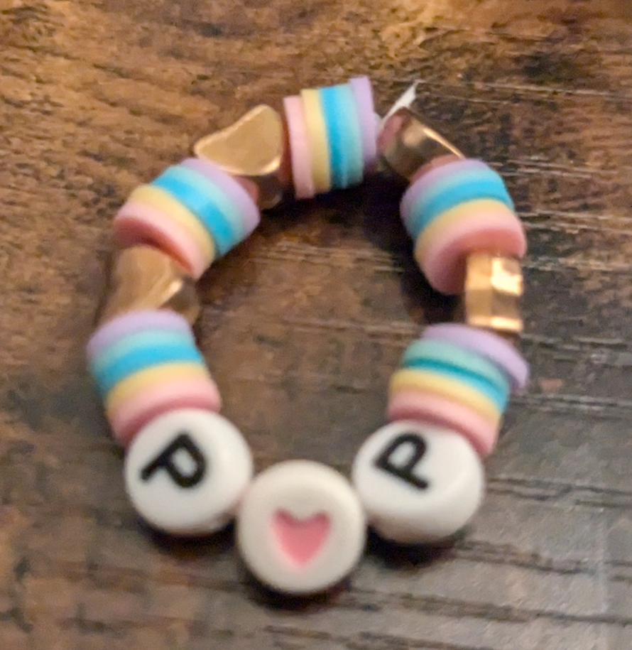 Remade the pastel pallettes finger bracelet just in time  for  almost  the end of pride month!!...