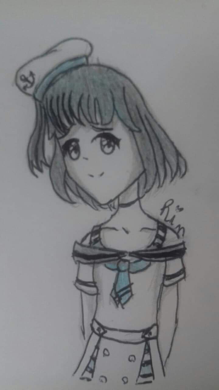Here's a little doodle of Rimi rin, I hope you like it!  Sorry for not doing the details, I just...