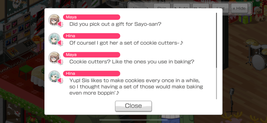I’m having so much fun reading all the Christmas convos! I hope Sayo enjoys her cookie cutters as...
