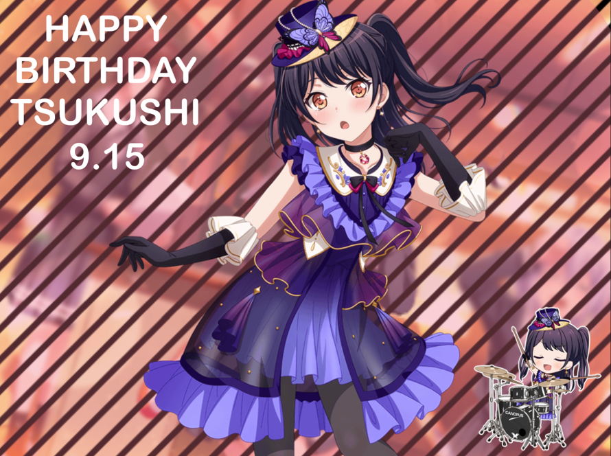     more tsukushi birthday stuff. bam.
  Happy Birthday, Tsukushi 🥳
I think I’m going to start...