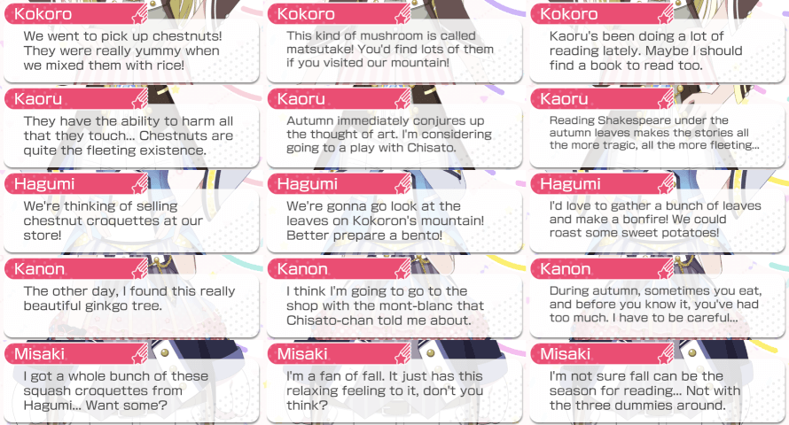   Here are Hello, Happy World's EN 2019 Autumn lines!  

       Look at that! Perfectly timed for...