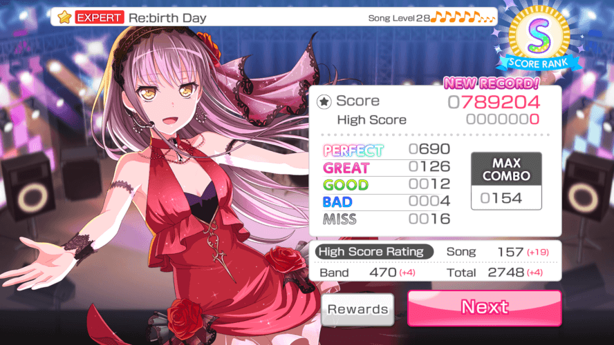 I have no idea how I managed to do this but I finally cleared Re:birth Day on expert!!! Now I have...