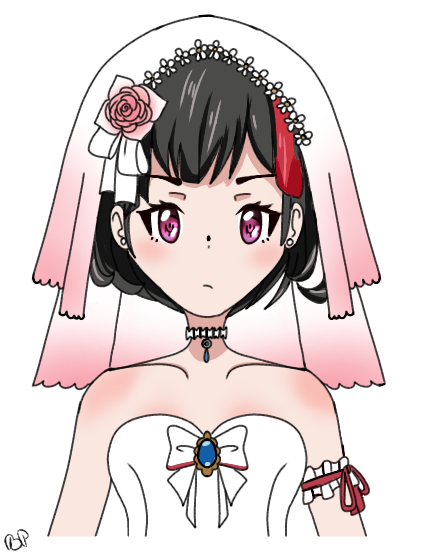 I was bored today so I wasted 6 hours and 30 mins drawing wedding Ran. I wanna draw the whole set....