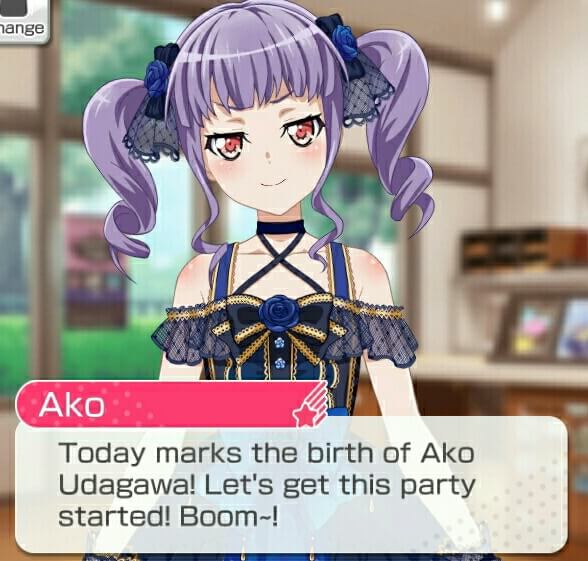 Happy birthday Ako!