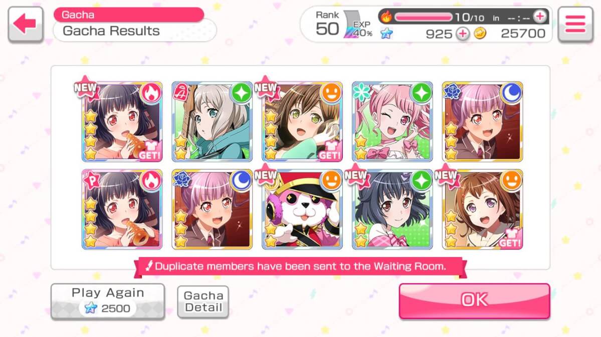 This was during the 4  Yukina. Rateup is a lie