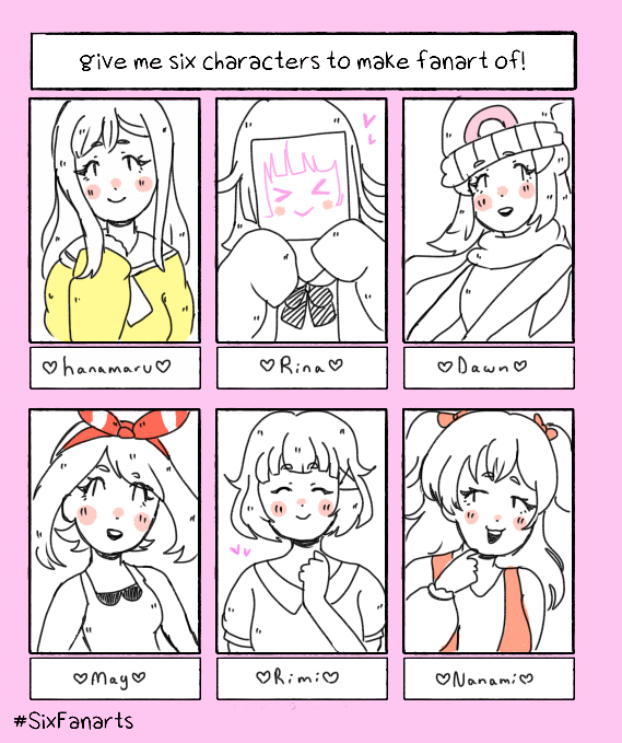 six character fanart challenge !! my friend suggested i draw nanami for the last one ajsjdkfkf