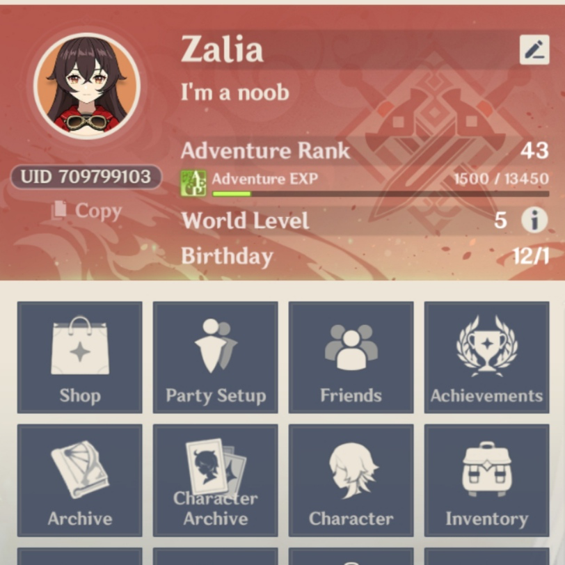 You can add me on genshin impact too!

I don't have the strongest team but I can help out in...