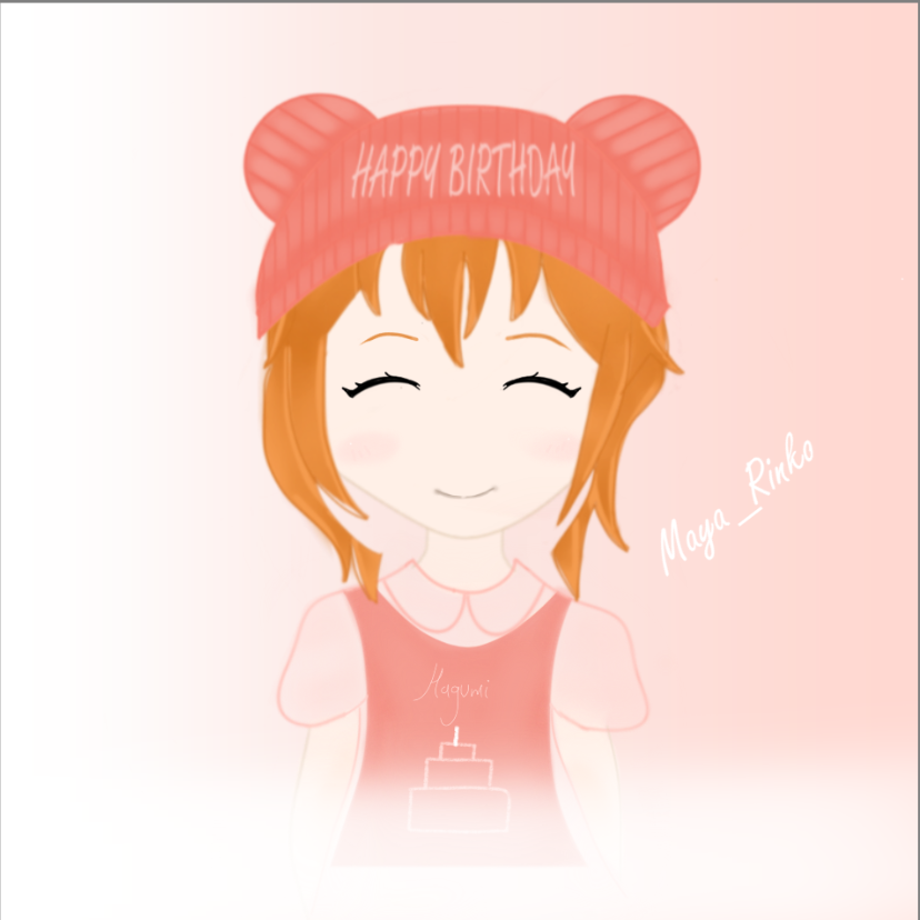 Look what my friend made for Hagumi’s Birthday ❤️❤️❤️ She recently got Ban.Pa 
Its Zumoni