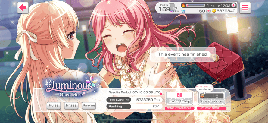 I’M SO TIRED!

This event literally killed me. I’ve never even gotten over 2 million event points...
