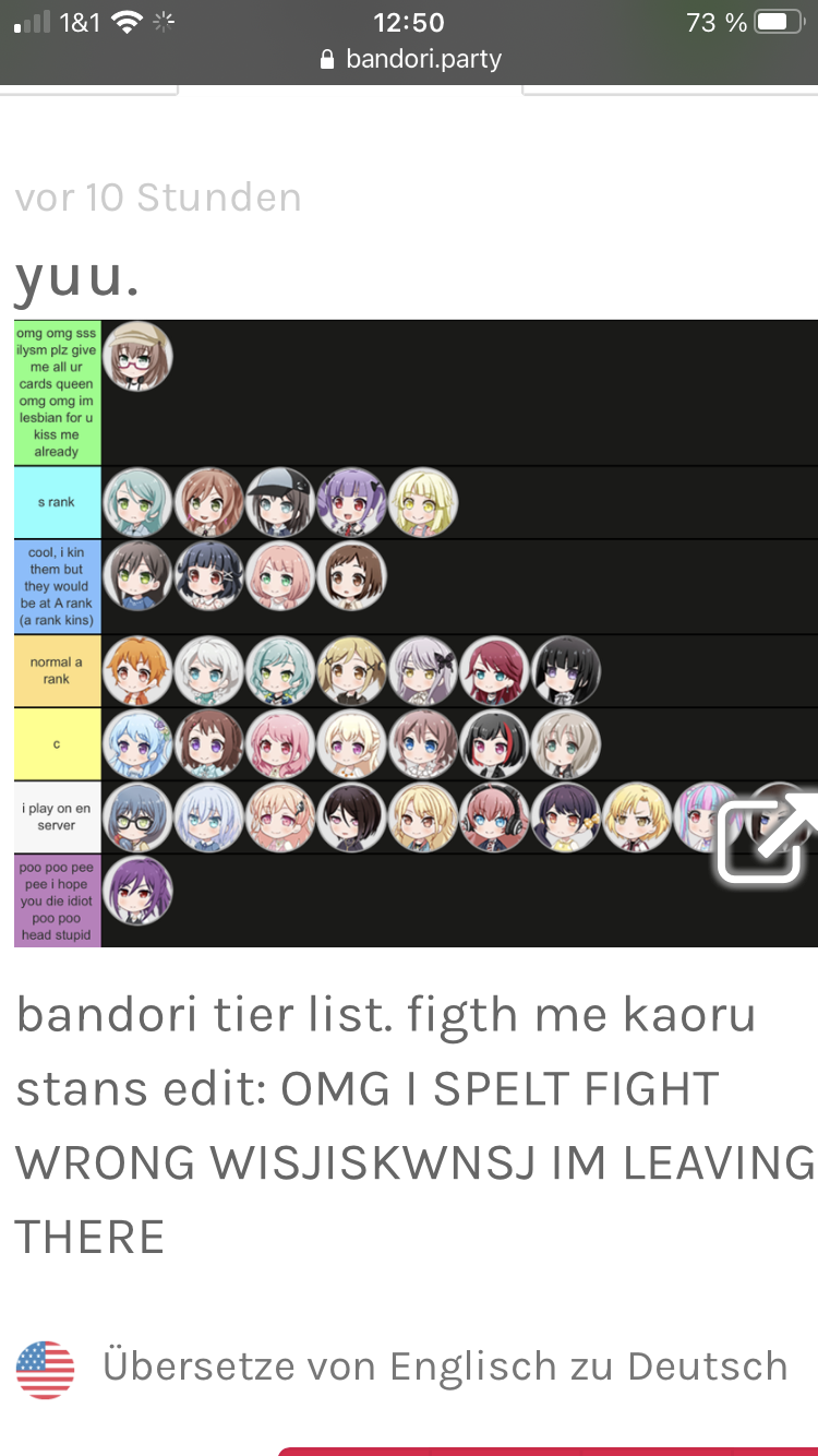 Just reported the user Yuu. for posting hate towards Kaoru and wishes her to die. I'm so mad right...