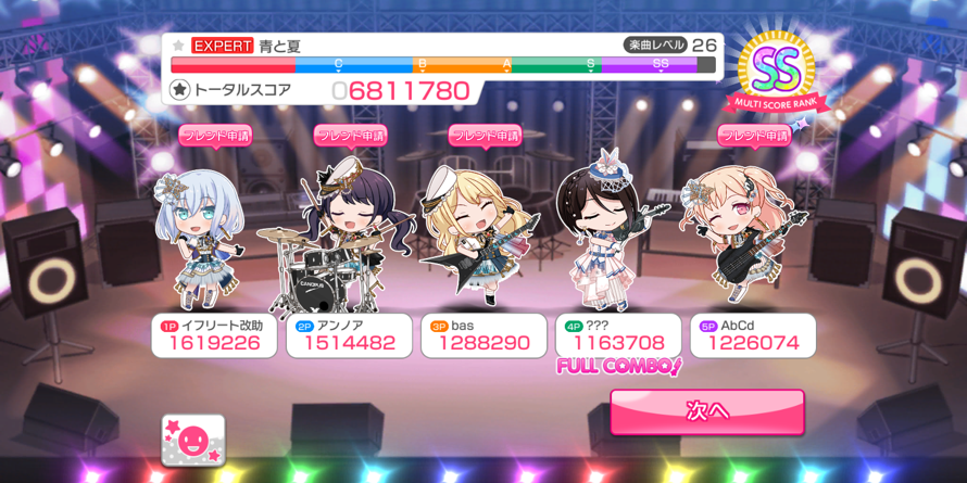  the gang's all here   part 2 

Still the one with the full combo