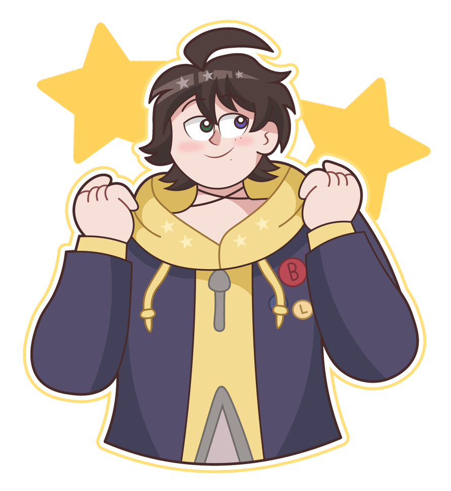 idk if anyone here is into hypmic but i drew saburo!!! hes my favorite member of the buster bros,...