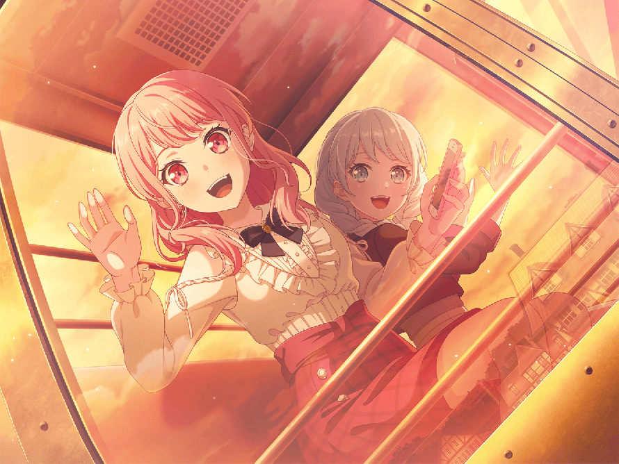 SO BEAUTIFUL! 
I love love LOVE sunsets and Ferris wheels so this card is my dream come true ! 