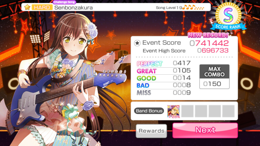 I'm proud of myself... i forgot to change back AR to 6.7 for the challenge song. And I actually...