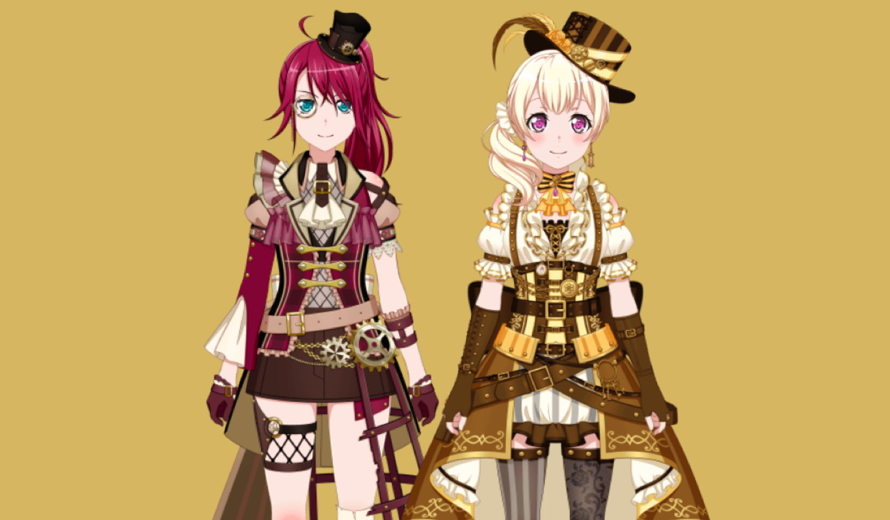   THANKS TO THE NEW EVENT, MY 2 BEST GIRLS HAVE NOT ONLY STEAMPUNK CARDS, BUT STEAMPUNK 4 'S. THANK...