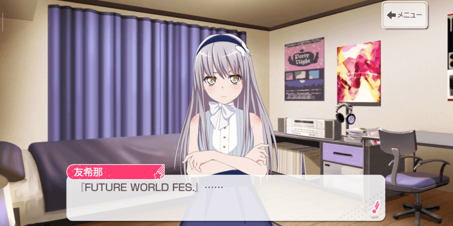 Good luck Roselia! Yukina's biggest dream about to become reality.

Can't wait for the event or...