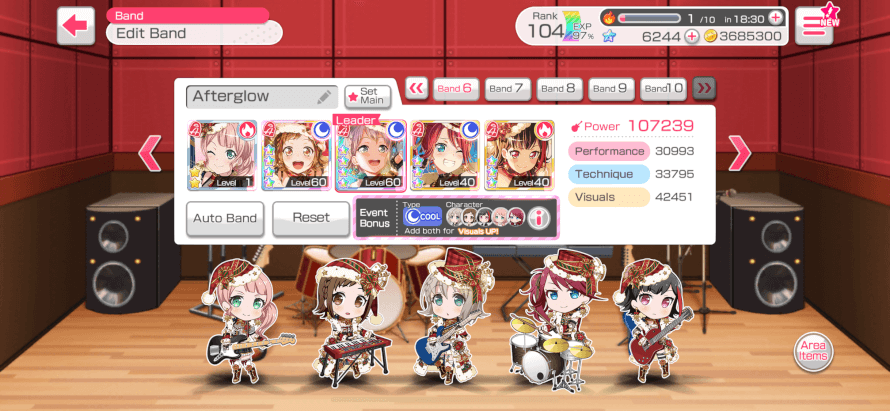 I did it!! Completed afterglow christmas set!!! T____T