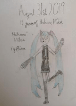   Happy 12th Anniversary Miku!


Here's some fanart I did for you!

 Sorry it's low quality 