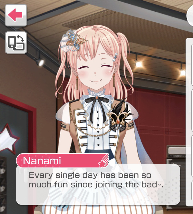 we’ve lost nanami guys... she joined the bad 😩