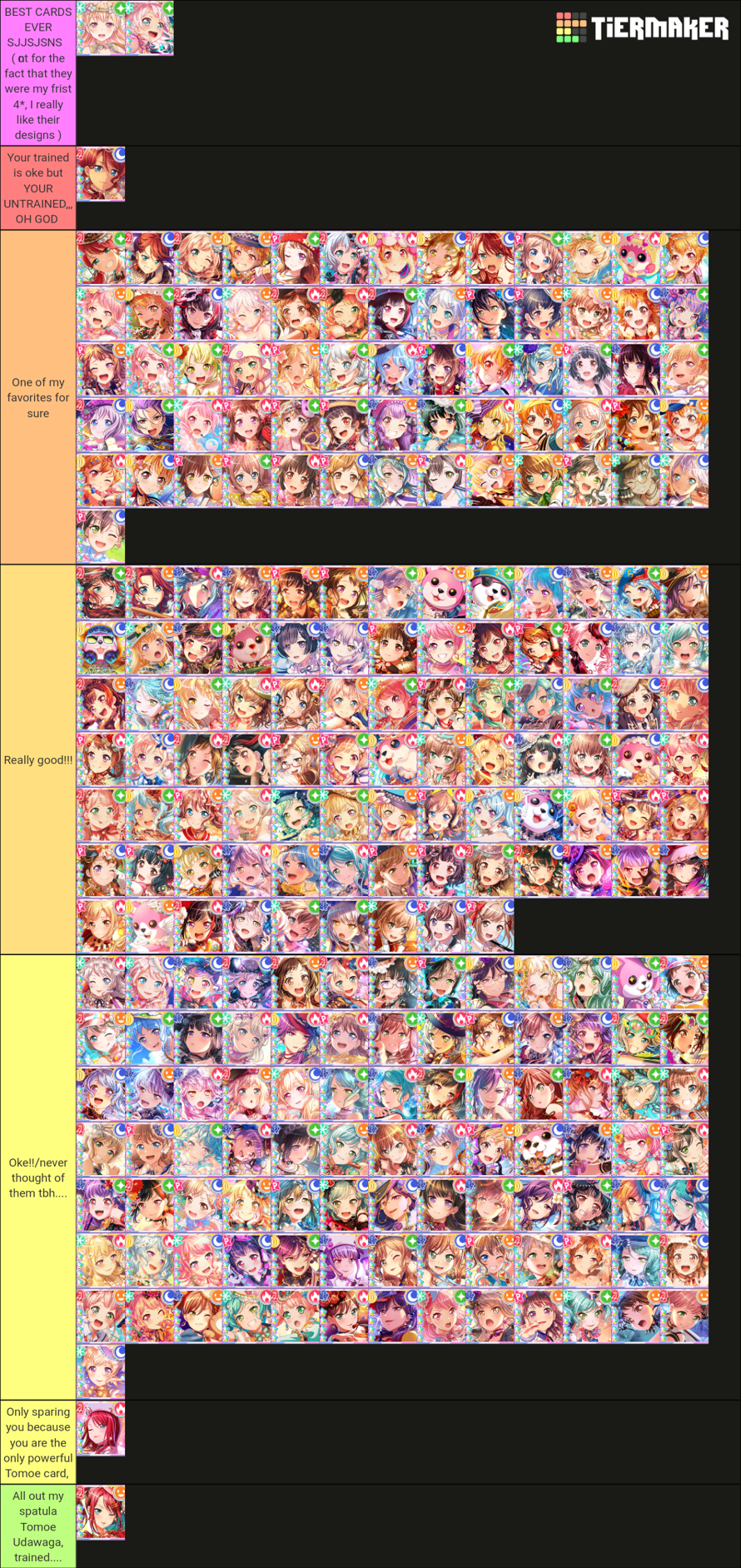   I REALLY wanted to do this, and so I did

    As you can see "Still got a lot to learn" and "My...