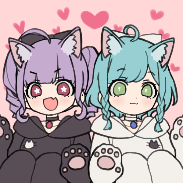 made my two best girls in a picrew