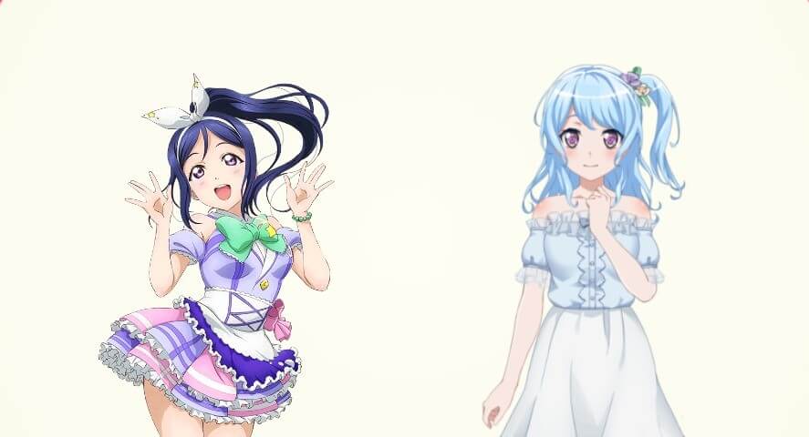 I was checking out Love Live! And I got surprised by one of the characters  her name 

On the left...