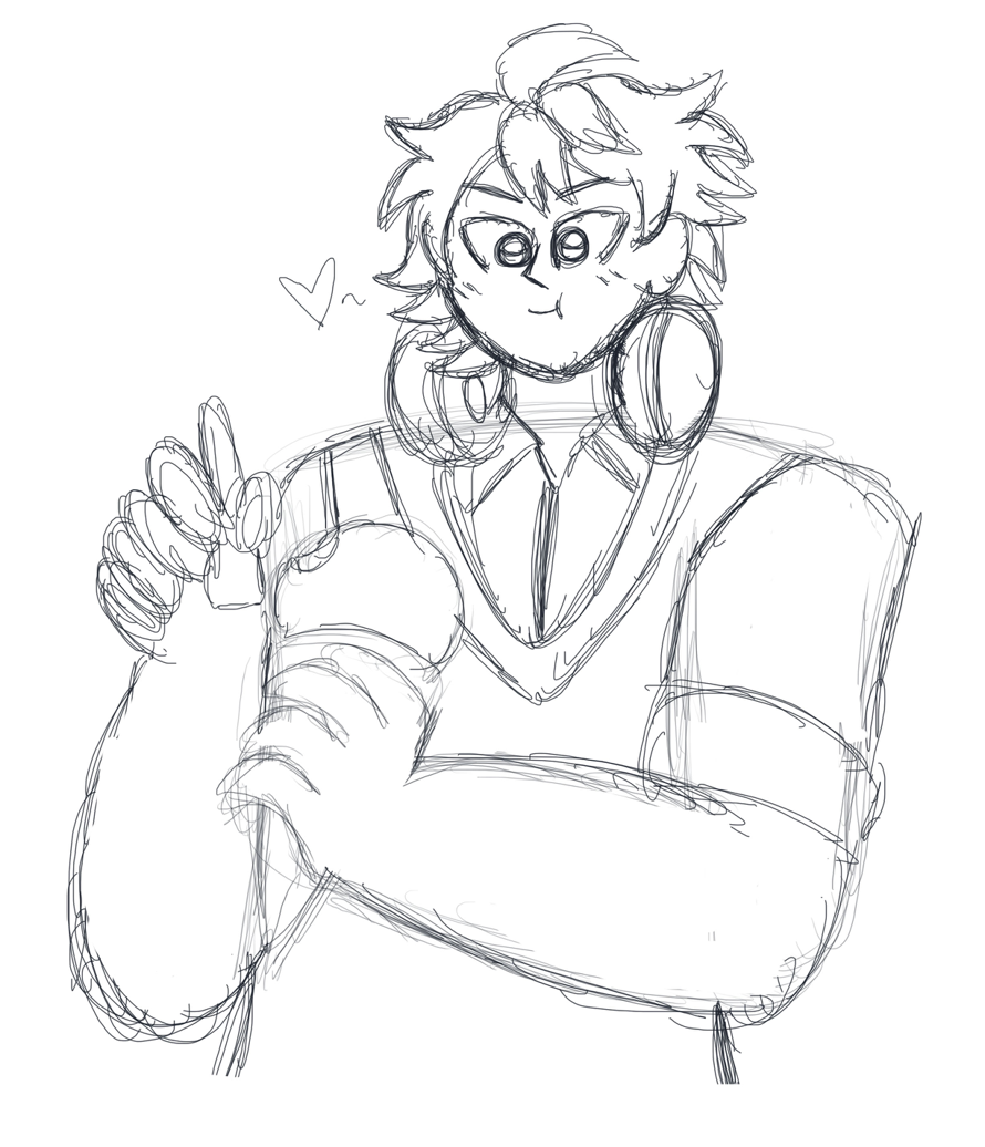 lil haruka sketch bc hes been really growing onto me lately...