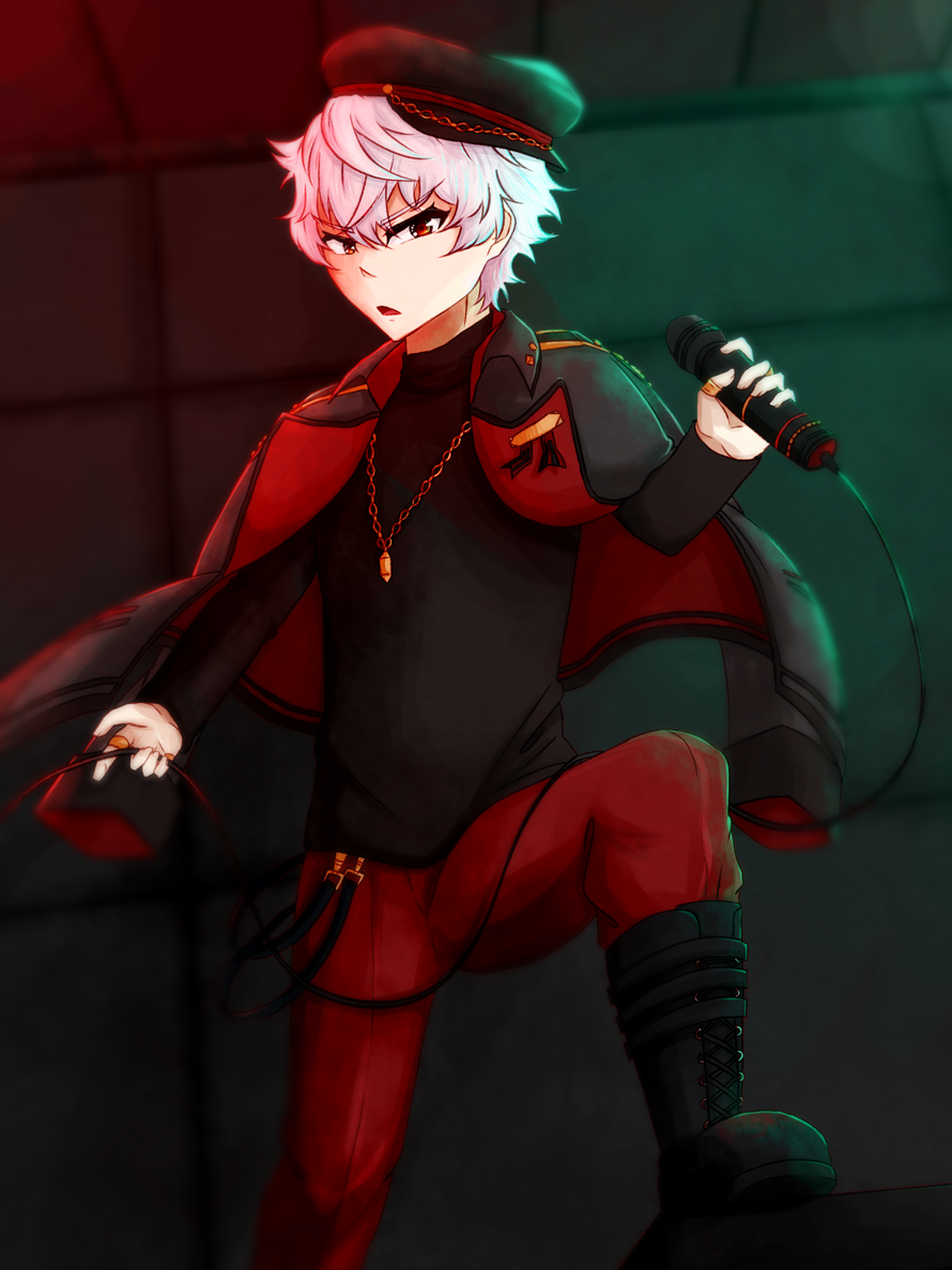  into a megaphone  NOW OPEN YOUR EYES