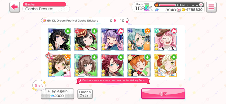 The game has sense of humor!!!!!! THEY GAVE ME A TAE HAPPY 4✩ CARD, AND YES I WANTED A TAE HAPPY 4✩...