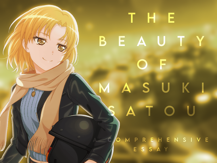 The Beauty of Masuki Satou
 RASpreciaton 🎧

MASKING.
Mad Dog.
“Stray Drummer:...