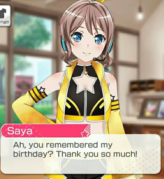 Happy birthday Saya