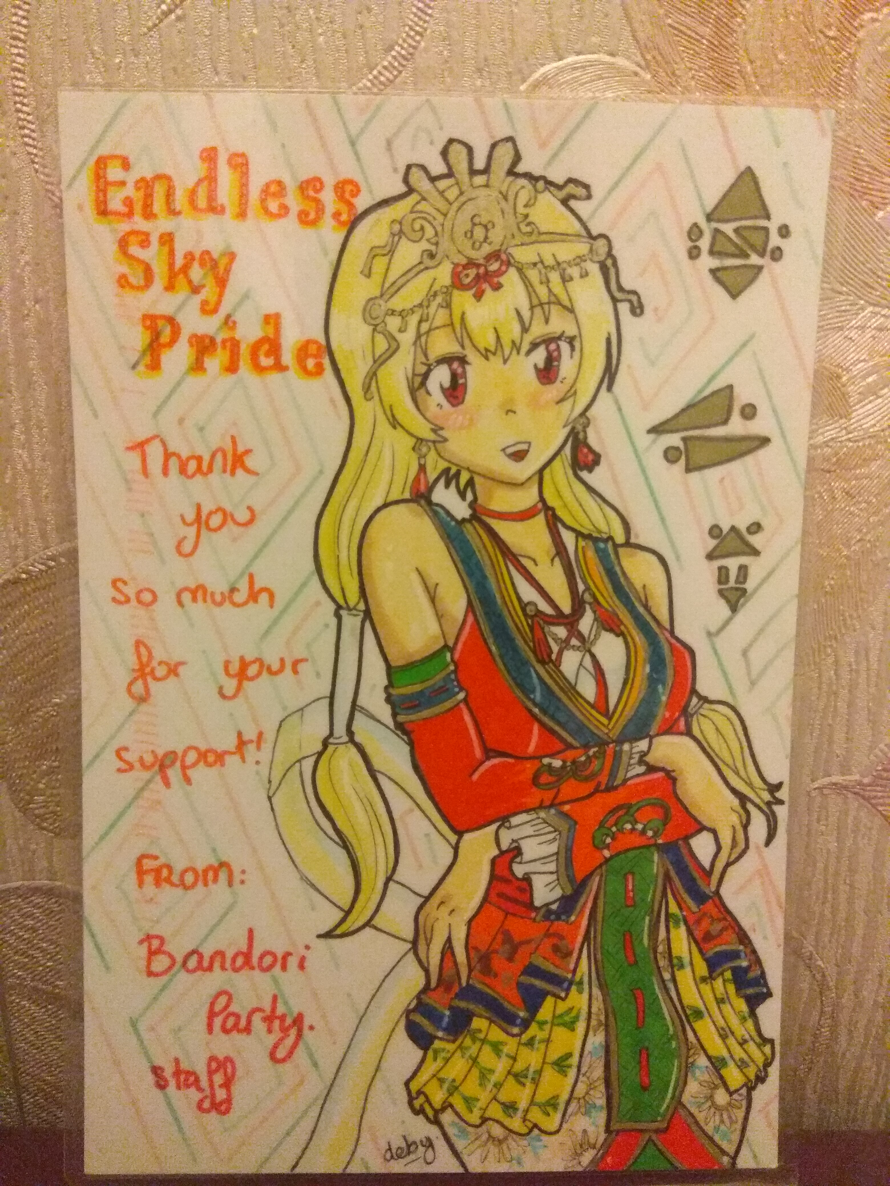 Uwaaa i totally forgot to show you 

The letter came, thank you banpa staff 